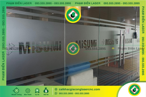 Cắt decal dán tường ứng dụng trong quán cafe nhà hàng, spa