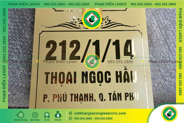 Quy trình gia công bảng tên inox in UV giá rẻ chuyên nghiệp