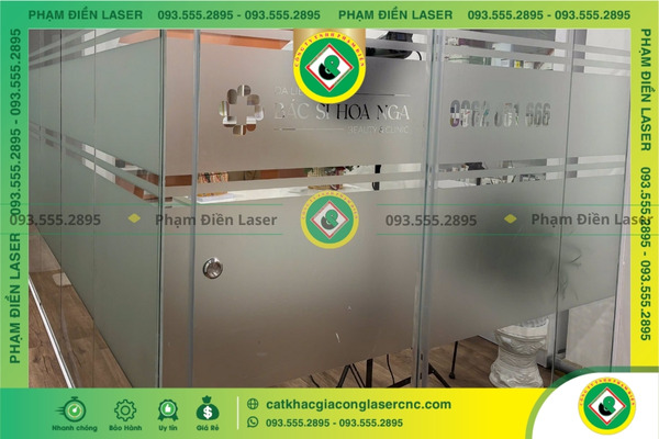 Tốc độ hoàn thiện cắt chữ decal vi tính và thời gian giao hàng